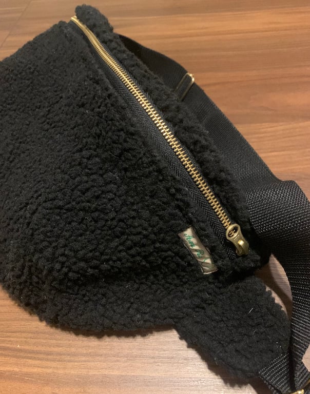 Big bum bag i sort billede 6