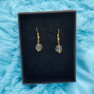 Blå Øreringe – produktbillede