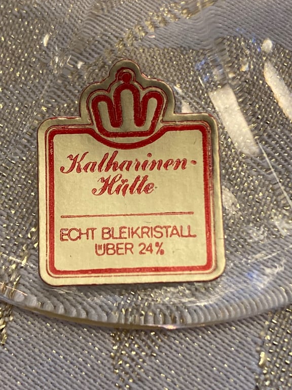 Vintage krystal vinglas (7)