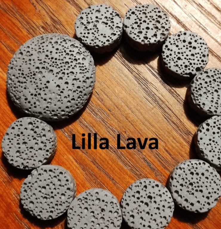Armbånd med Lavasten billede 6