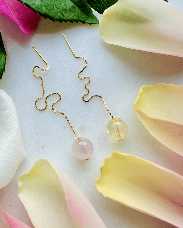 BeYou ørekæde-skift selv krystaller billede 2