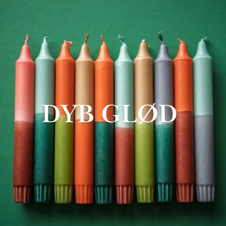 Dyb Glød Lys 1 stk