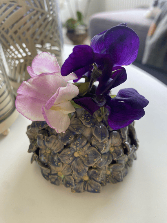 Hortensia stage/vase Blå/Lilla  billede 2