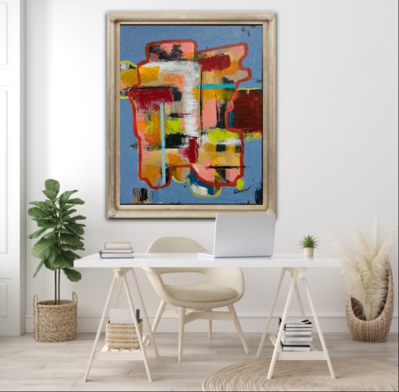 #1113 Maleri 80X100cm SOLD