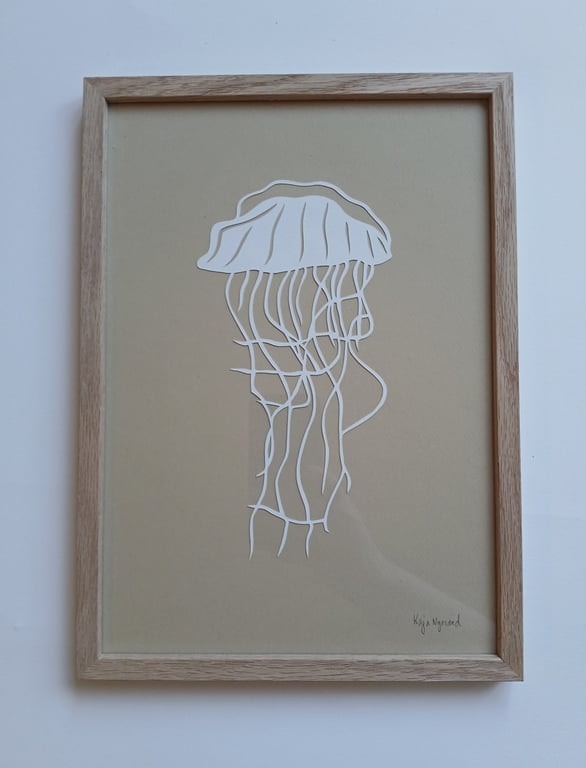 A4 gople nr 84, beigesand, Indrammet  (2)