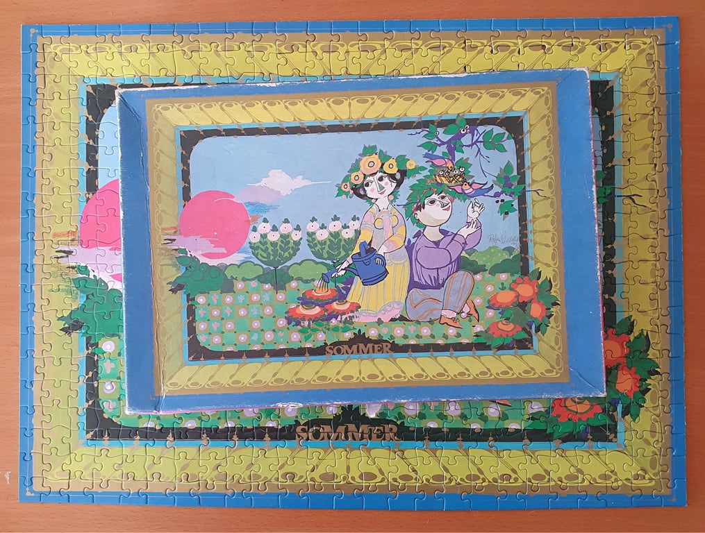 Puslespil Bjørn Wiinblad for IRMA Sommer puslespil 500 brikker