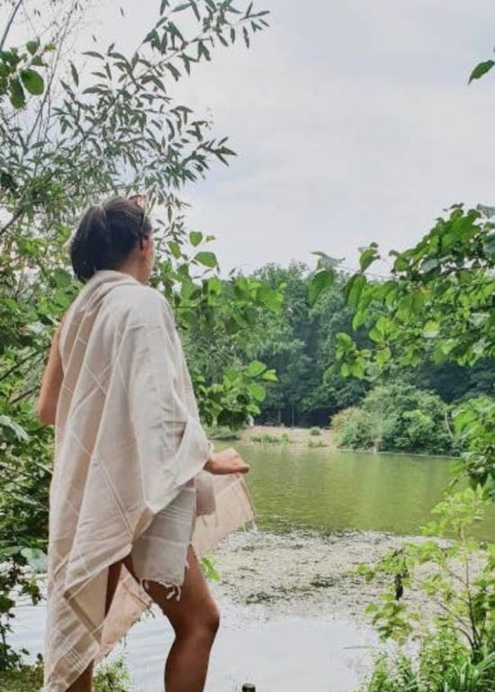 Hammam håndklæde - Lys Gul (5)