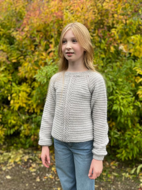 Stripe Sweater Junior strikkeopskrift