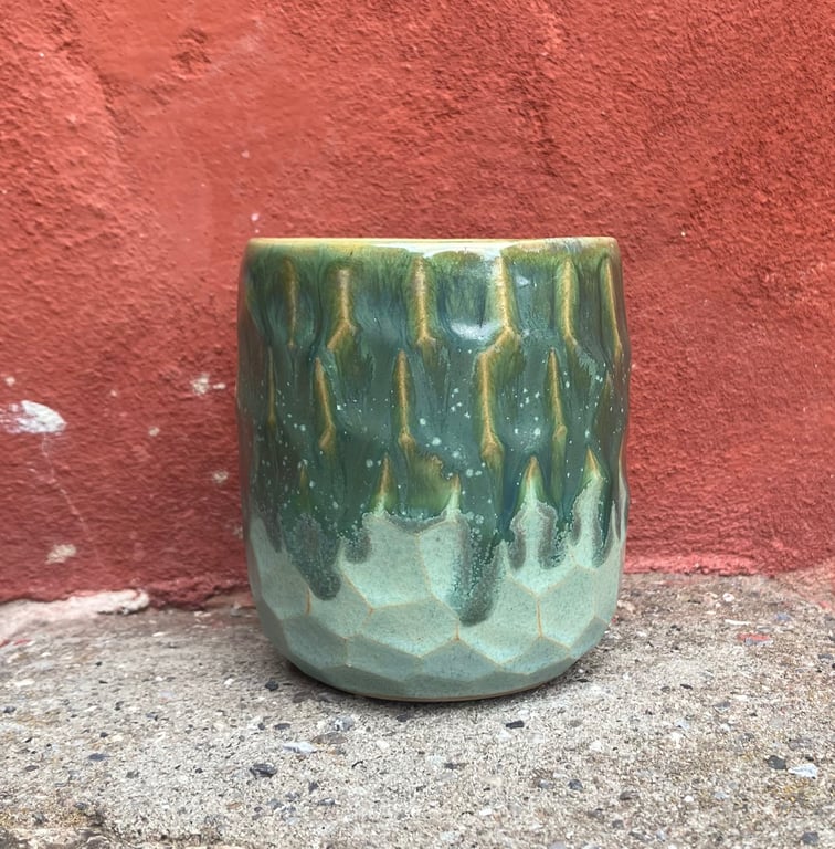 Facetskåret unika kop billede 3