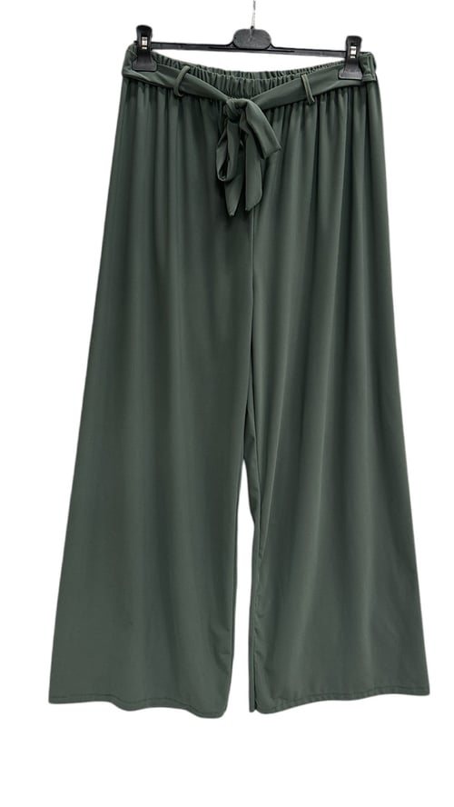 Vera wide pants, Kaki. Onesize 36-46 (2)