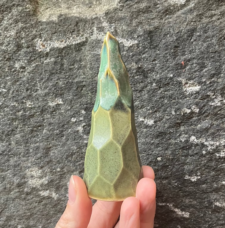 Facetskåret unika juletræ billede 2