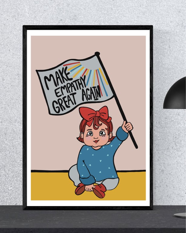 Plakat: Make empathy great again billede 2