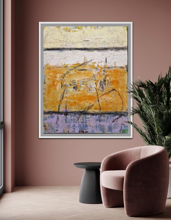 #1333  80x100 cm med sort ramme