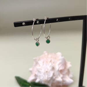 Creol med indfattet grøn agat – produktbillede