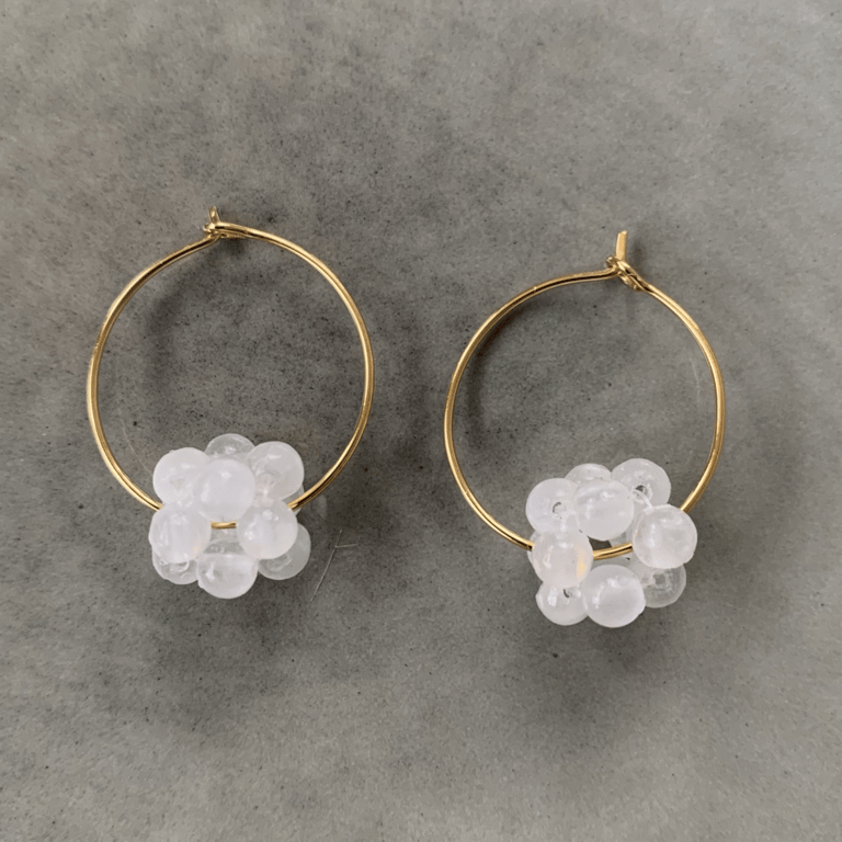 Selenit Berries øreringe 