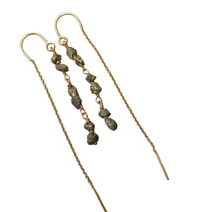 Guldgraver øreringe – produktbillede