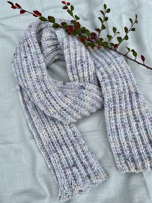 Freja halstørklæde og pandebånd strikkeopskrift billede 4