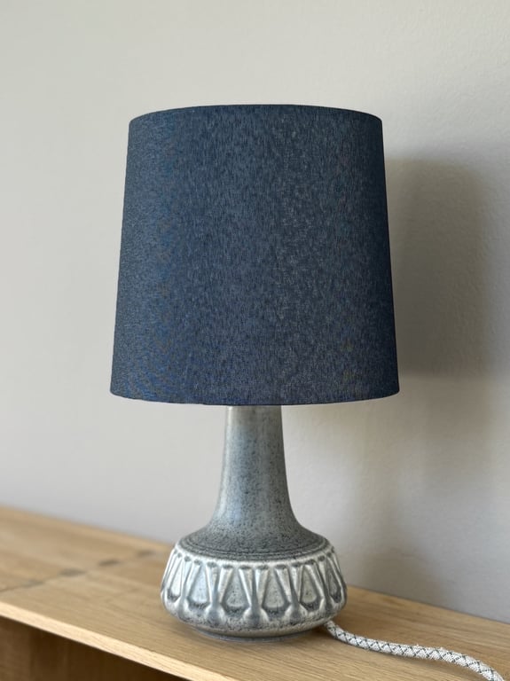 Upcycled vintage bordlampe - Søholm Keramik