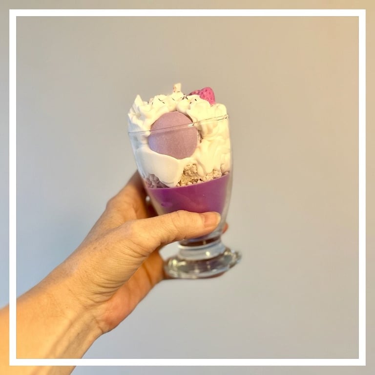 Isdessert lys billede 4