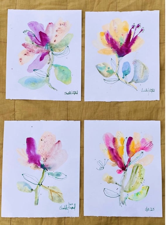 Vilde enkle blomster - kollektion på 4 billede 9