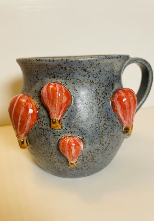 Keramik krus med tekst - Lad os svæve over vandene billede 2