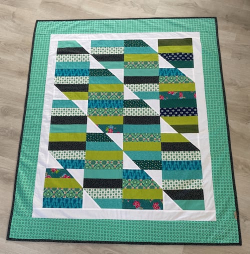Holbæk tæppet - patchwork tæppe i smukke farver (2)