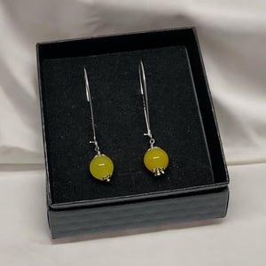 Gule Øreringe – produktbillede