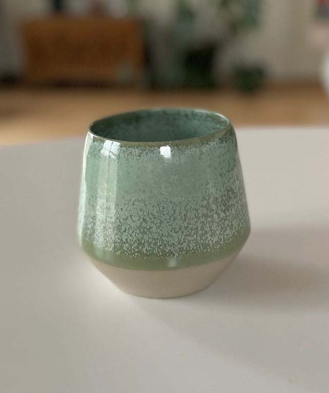 Urtepotte, kobbergrøn