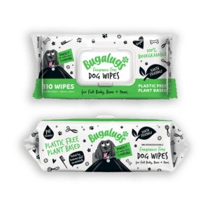 Bugalugs Parfumefri Vådservietter til hele Kroppen, Bagdel og Poter (110 stk.)