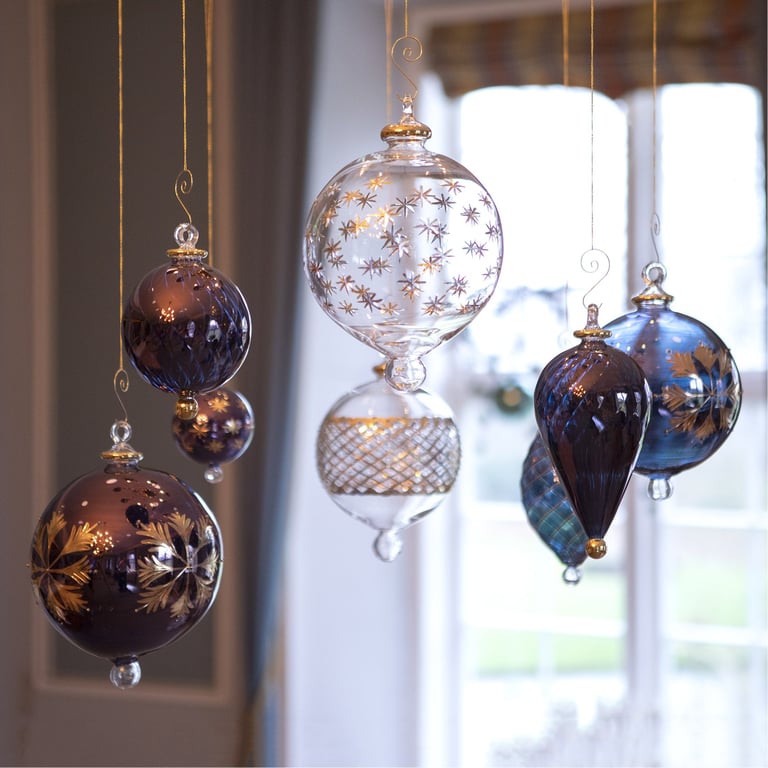 JULEKUGLE DESIGN 1002 DIJON MED HVIDGULD billede 7