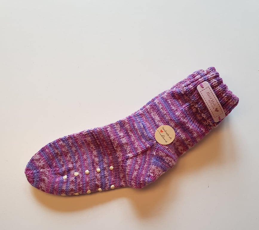 Skridsikre uldsokker størrelse 30-31