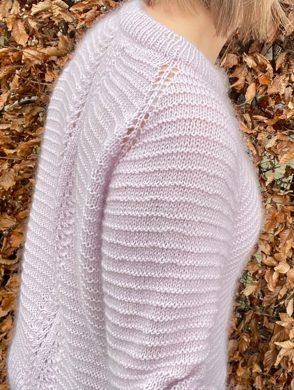 Stripe Sweater My Size strikkeopskrift billede 7