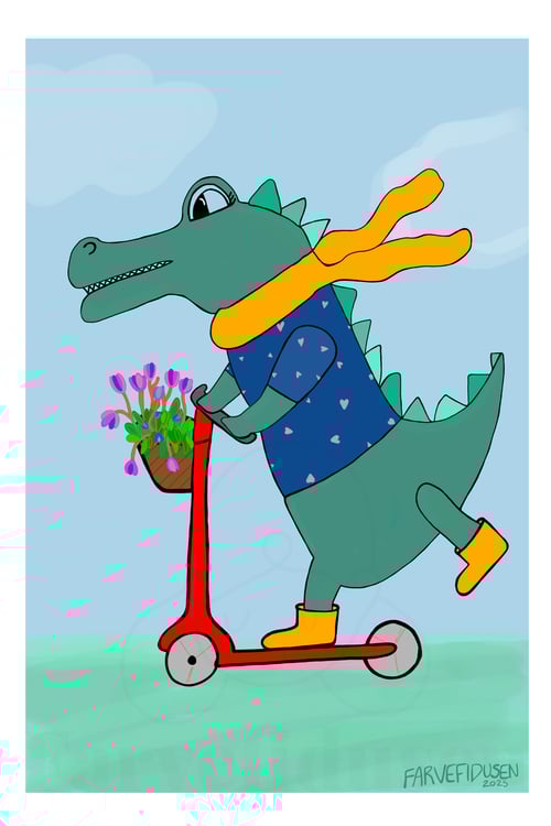 Plakat: Krokodillen På Tur