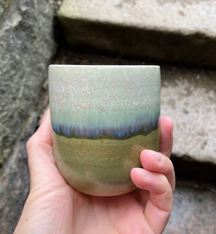 Hånddrejet kop billede 2