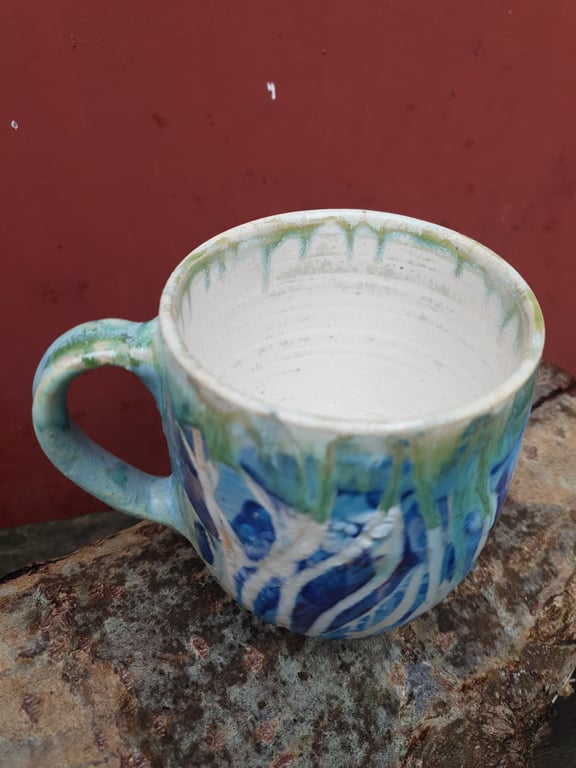 Malerisk kop med hank (3,5 dl)  billede 5