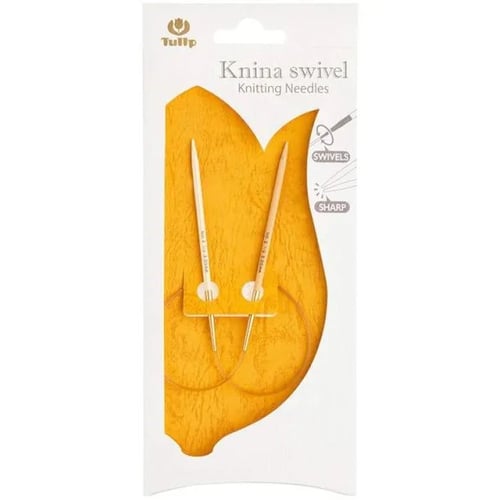 Tilbehør: Tulip faste Rundpinde - bambus, str. 3- 10 mm