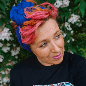 Marylin Tørklæde Cobalt Blå – produktbillede