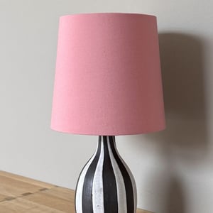 Upcycled vintage bordlampe - Michael Andersen Keramik – produktbillede