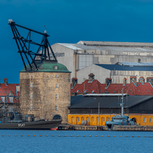 Mastekranen på Nyholm i Københavns havn – produktbillede