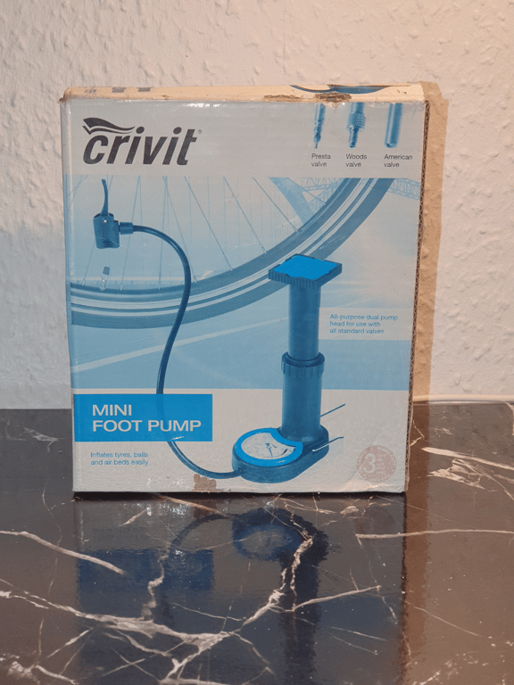 crivit mini foot pump
