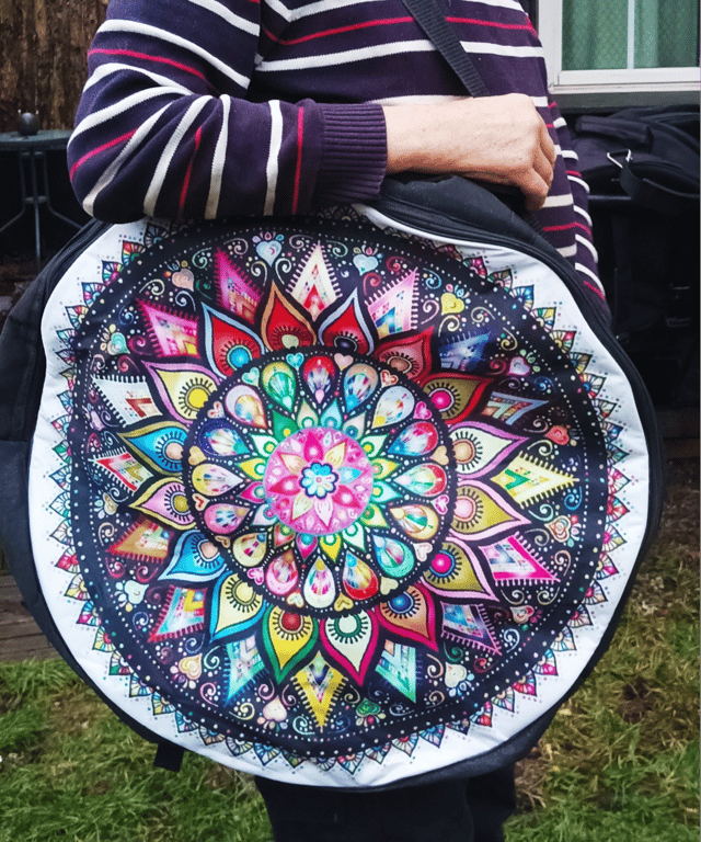 Trommetaske med Mandala billede 2