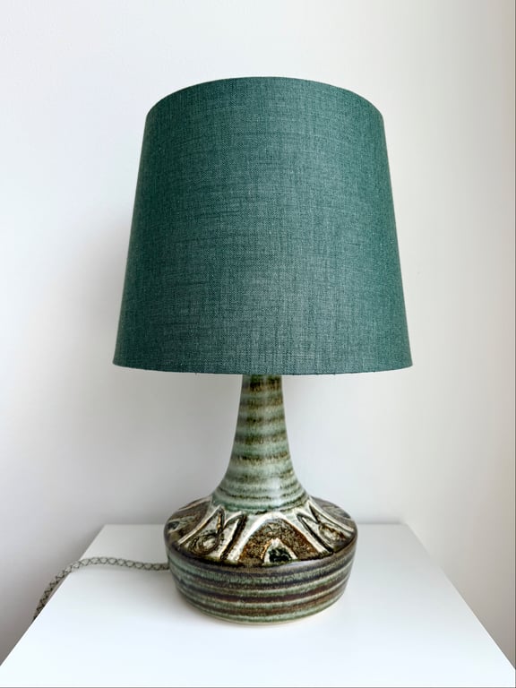 Upcycled vintage bordlampe - Søholm Keramik