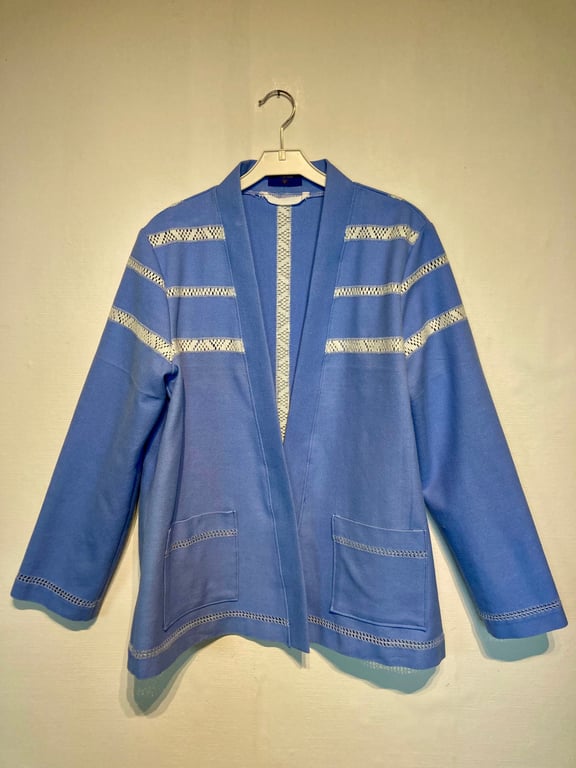 Ingrid-jakke i dueblå billede 4