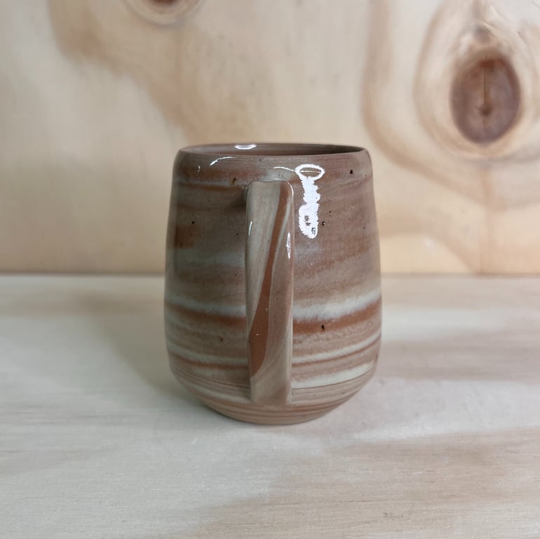 Brun swirl-kop  billede 2