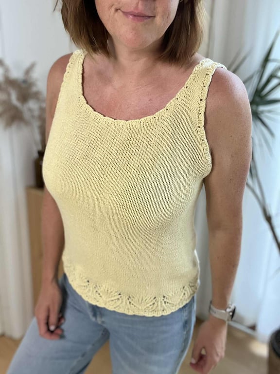 Kiiro Sommertop - STRIKKEOPSKRIFT (DANSK PDF) billede 9