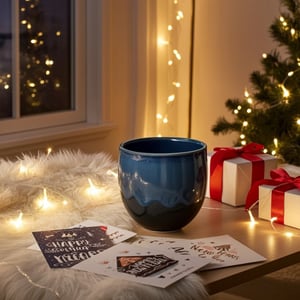 Kop Blå/grå/sort – produktbillede