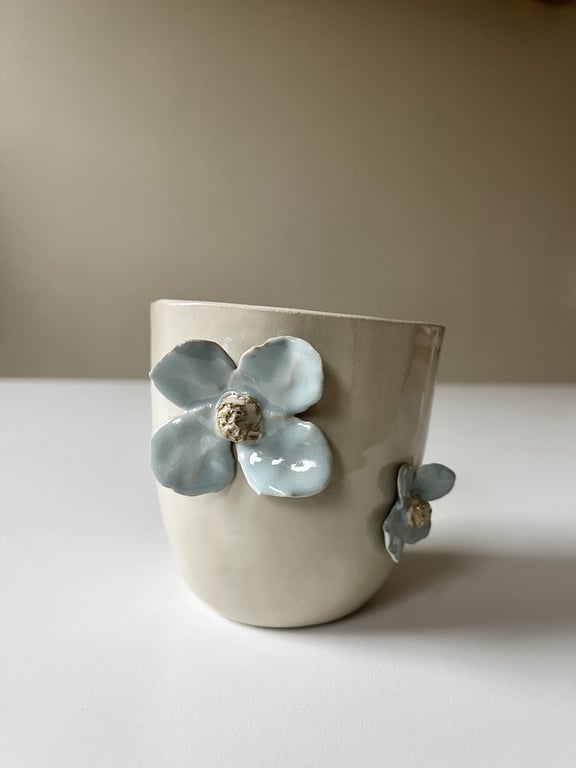 Blå blomsterkop No.7 billede 2