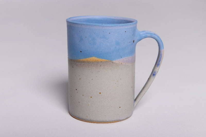 Cylinder krus med hank billede 4