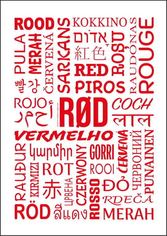 Farven rød billede 2