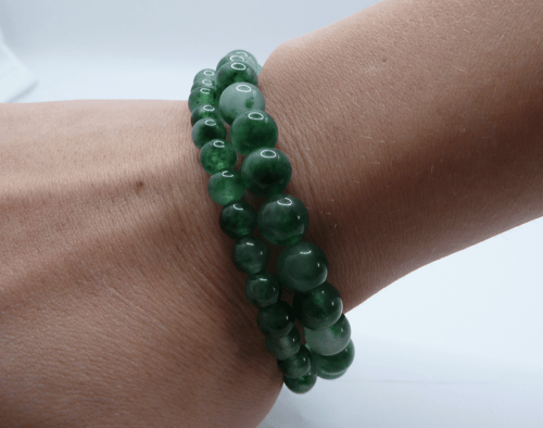 Grøn Jade Armbånd - 6mm (2)